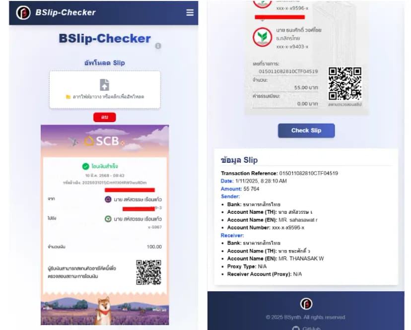 BSlip-Checker